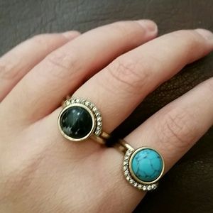 Chloe and Isabel capri nestling ring set